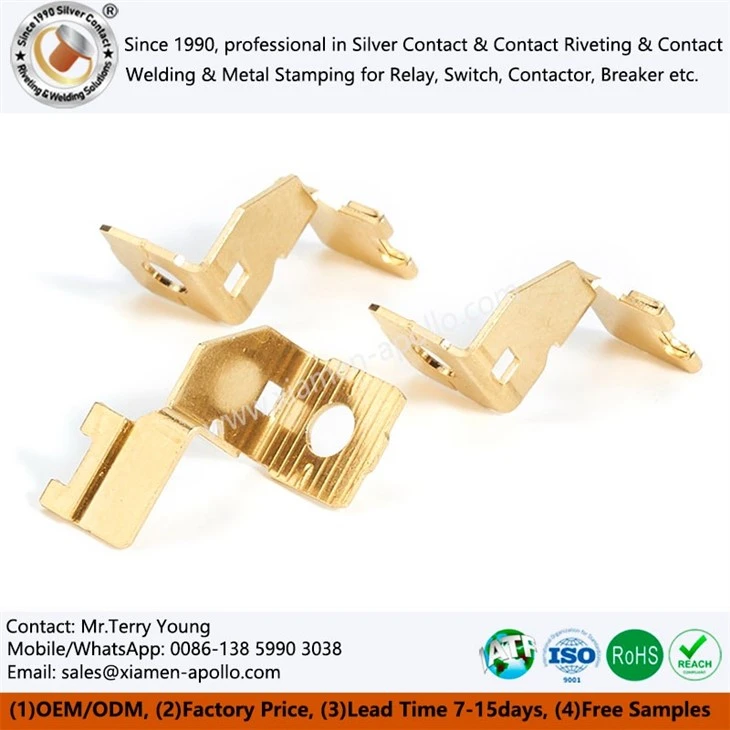 Electrical Brass Stamped Component Electrical Brass Stamped Component