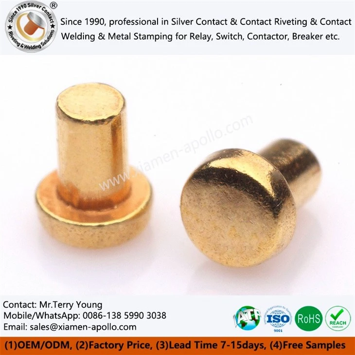 Gold Plated Electrical Contact