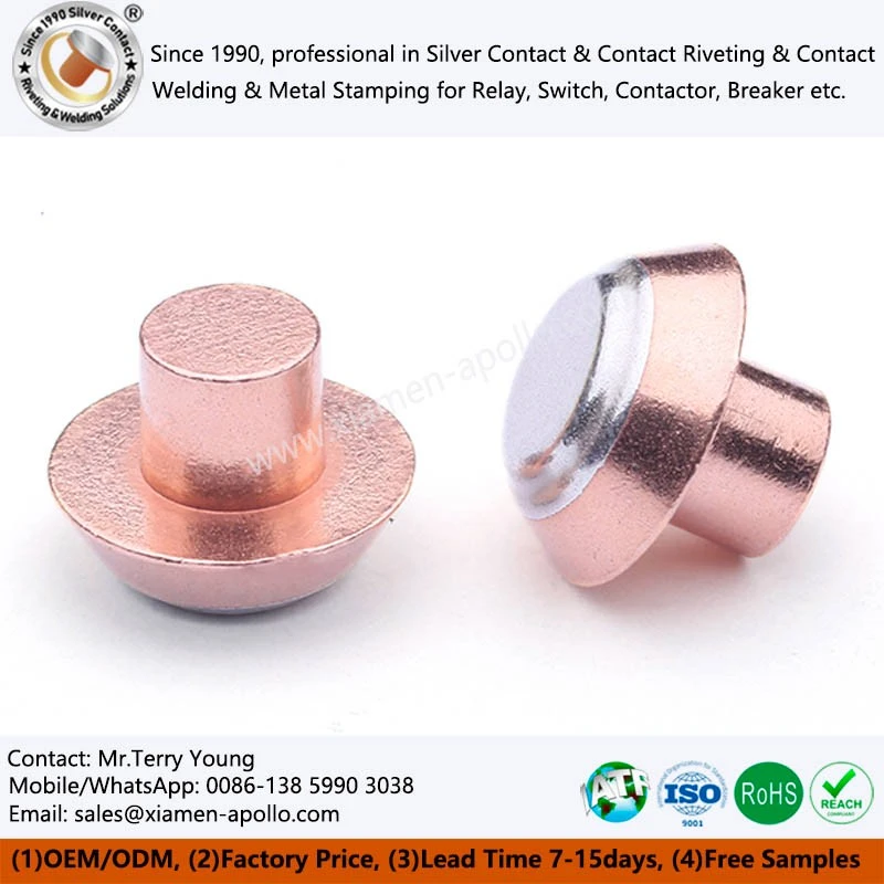 Cap Head Silver Contacts Cap Head Silver Contacts