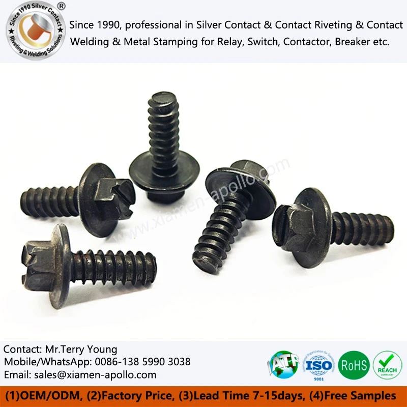 Hex Head Screw with Washer-Integrated Head Hex Head Screw with Washer-Integrated Head