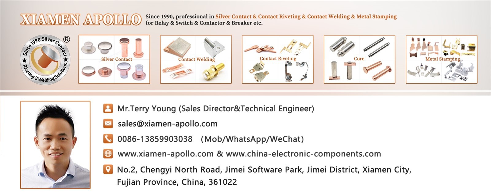 Mr.Terry from Xiamen Apollo Mr.Terry from Xiamen Apollo