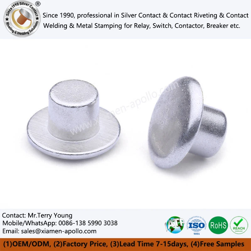 Silver plated contacts Silver plated contacts