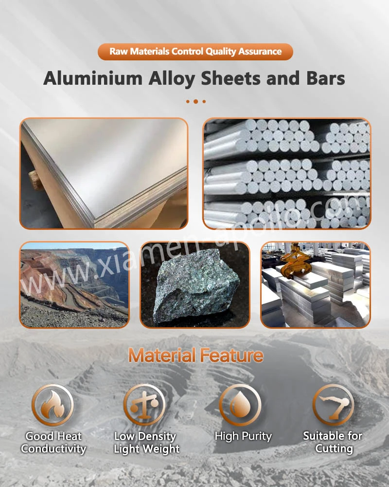 Aluminium Alloy Sheets and Bars for aluminium CNC machining parts Aluminium Alloy Sheets and Bars for aluminium CNC machining parts