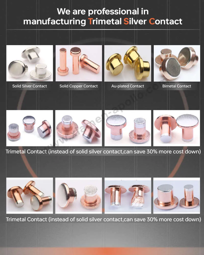 Trimetal Silver Contact Cost Down Trimetal Silver Contact Cost Down