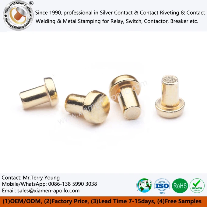 Gold-Plated Electrical Contacts Gold-Plated Electrical Contacts