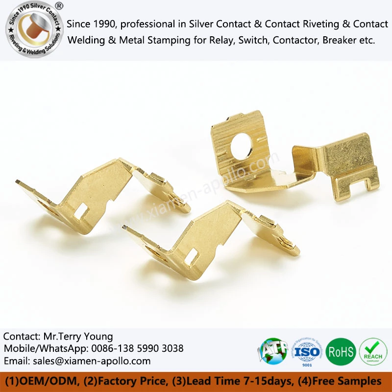 Stamped Brass Electrical Part Stamped Brass Electrical Part