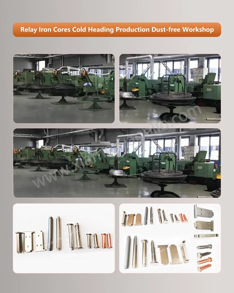 Relay Core and Iron Core for Relay Cold Heading Production Dust-free Workshop Relay Core and Iron Core for Relay Cold Heading Production Dust-free Workshop
