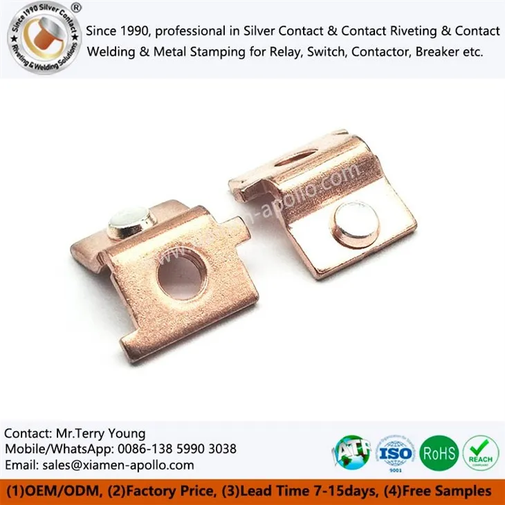 Copper Silver Riveted Electrical Contact